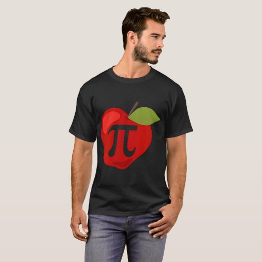 T-shirt Pomme Pi Funny Enseignant Math Thanksgiving Jour G (Devant entier)