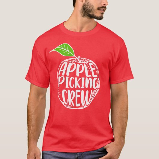 T-shirt Pomme Picking Crew Pomme Orchard Cadeau Picking Cr (Devant)