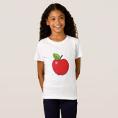 T-Shirt Pomme rouge (Devant entier)