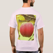 T-shirt "Pomme rouge sur arbre" jolie photo. Commandez dès (Dos)