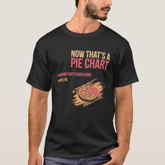 T-shirt Pomme tarte math mème (Devant)