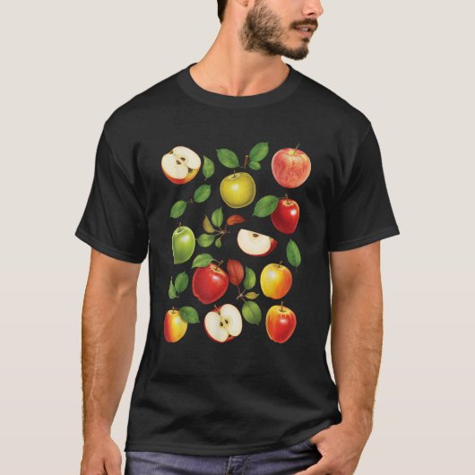 T-shirt Pomme Variétés différentes sortes Apple Picker App (Devant)