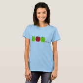T-shirt pommes d'amour douces (Devant entier)