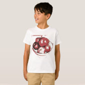 T-shirt Pommes d'art pop (Devant entier)