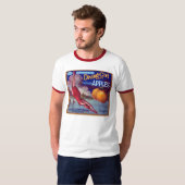 T-shirt Pommes de fille de plongée (Devant entier)