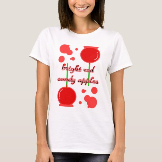 T-shirt pommes de sucrerie (Devant)