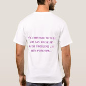 T-shirt Pommes de terre (Dos)