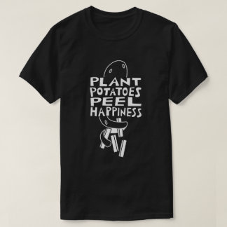 T-shirt Pommes de terre plantes Éplucher le bonheur