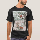 T-shirt Pommes et chats, Louis Wain (Devant)