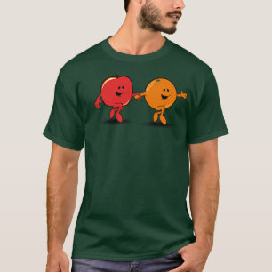 T-shirt Pommes et oranges