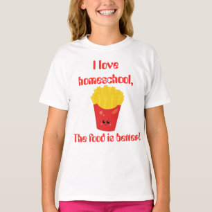 T-shirt Pommes frites de Homeschool