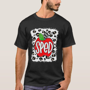 T-shirt Pommes Léoprades Blanches Joyeuses Premier Jour D'