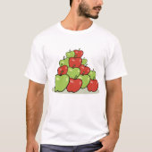 T-shirt Pommes rouges et vertes (Devant)