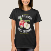 T-shirt Pommes rouges Fruits de style vintage (Devant)