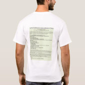 T-shirt Pommes sauvages et Crabapples d'usage (Dos)