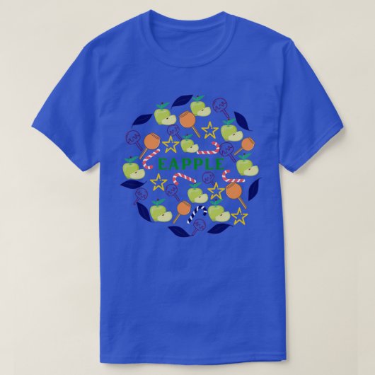 T-shirt Pommes vertes bonbons (Design devant)