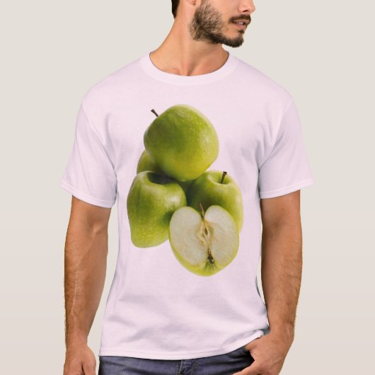 T-shirt "Pommes Vertes" Jolie photo. Acheter maintenant (Devant)