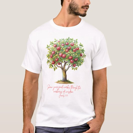 T-shirt Pommier Jacques 3:13 (Devant)