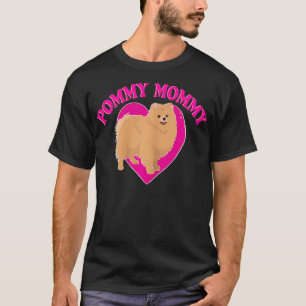 T-shirt Pommy Mommy Pomeranian Amateurs et Pom Moms Canine