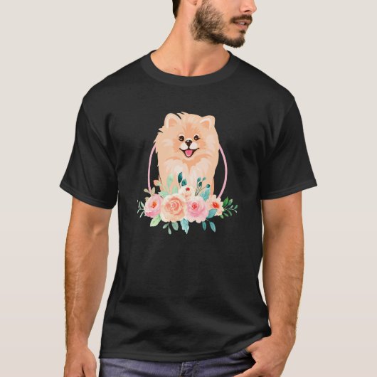 T-shirt Pommy Pom Chien race Germain Spit (Devant)