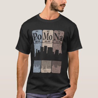 T-shirt Pomona Californie Éléments de tableau périodique P