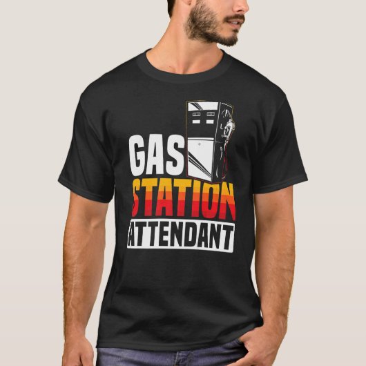 T-shirt Pompe à gaz Pompe à essence Prémi à carburant (Devant)