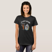 T-shirt Pompe Fer amusant Exercice Pun Dark BG (Devant entier)