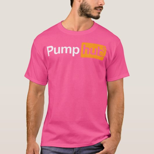 T-shirt Pompe Hub Funny Bodybuilding Poids (Devant)