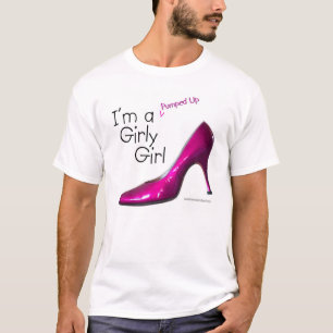 T-shirt Pompée fille Girly rosâtre