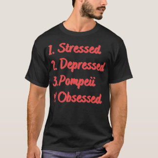 T-shirt Pompéi déprimé sous pression