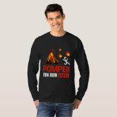 T-shirt Pompeii Fun Run 79 Ad Funny Volcano Running (Devant entier)
