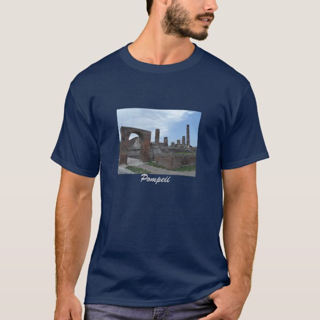 T-shirt Pompeii, Italie (Devant)