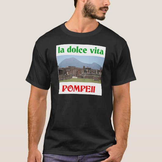T-shirt Pompeii Italie (Devant)