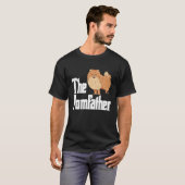 T-shirt Pompère Pomeranian Daddy Pom Dog Pomsky Own (Devant entier)