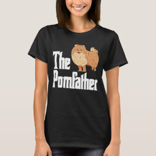 T-shirt Pompère Pomeranian Daddy Pom Dog Pomsky Own
