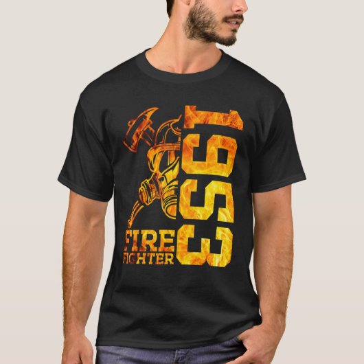 T-shirt Pompier 1953 69 ans Brigade d'incendie 69e naissan (Devant)