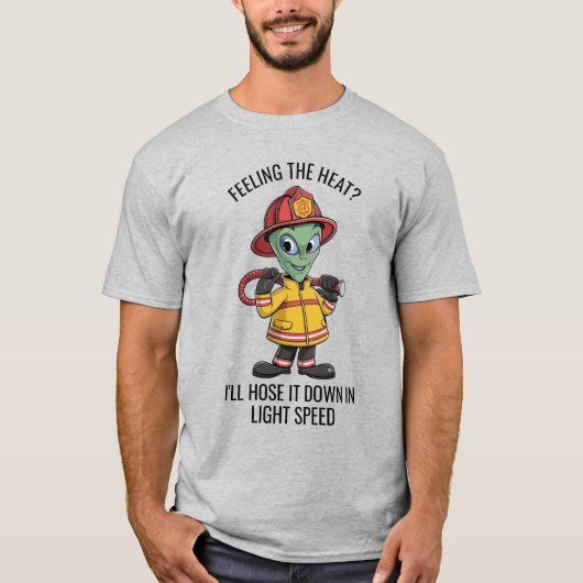 T-shirt Pompier Alien (Devant)