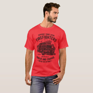 T-SHIRT POMPIER - CAMION DE POMPIERS