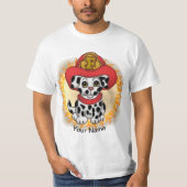 T-shirt pompier Chien Chien Chien Chien Chien (Devant)
