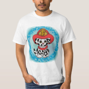 T-shirt pompier Chien Chien Chien Chien Chien Chie