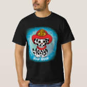 T-shirt pompier Chien Chien Chien Chien Chien Chie (Devant)