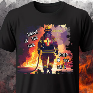 T-shirt Pompier - Christian