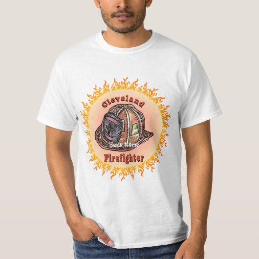 T-shirt Pompier Cleveland (Devant)