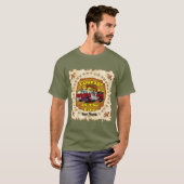 T-shirt pompier Courage (Devant entier)