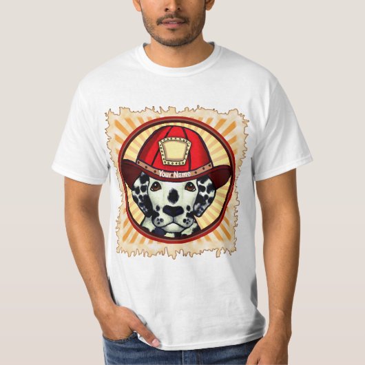 T-shirt pompier dalmate (Devant)