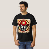 T-shirt pompier dalmate (Devant entier)