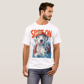 T-shirt Pompier Dalmatien - Spot On Design (Devant entier)