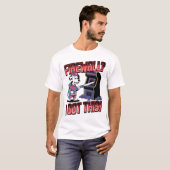 T-shirt Pompier Dalmatien vs. Erreur 404 Machine d'arcade (Devant entier)