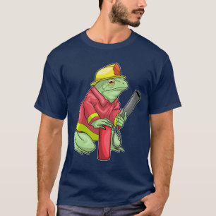T-shirt Pompier de grenouille extincteur Service d'incendi
