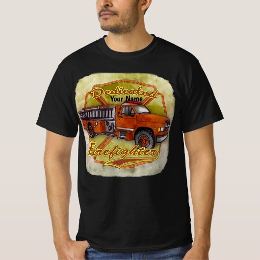 T-shirt Pompier dévoué (Devant)